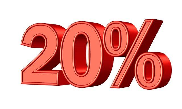  remise 20%