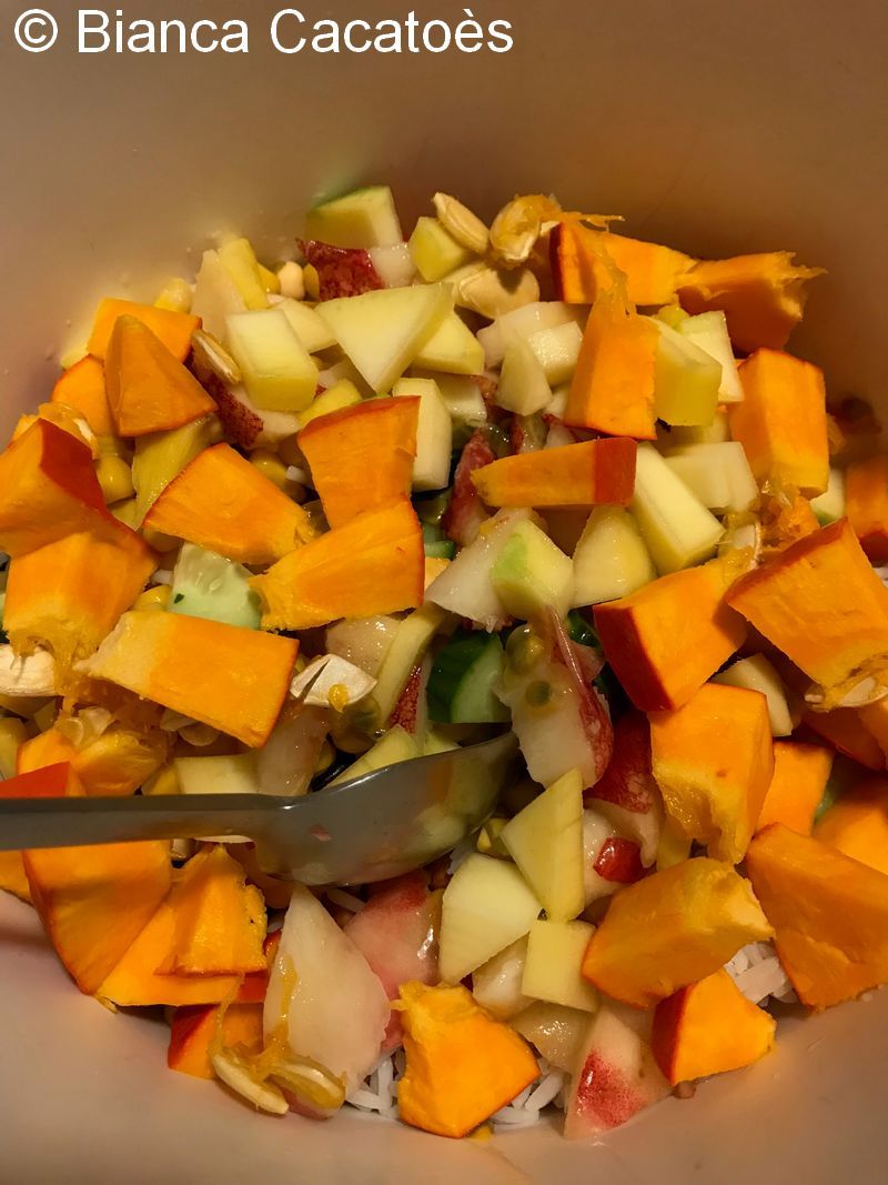 1 Alimentation Préparation fruits légumes perroquets 2
