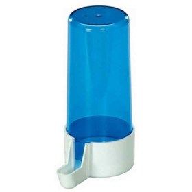 Abreuvoir plastique bleu avec petit bec 