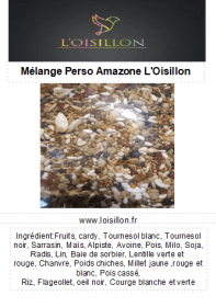 Mélange de graines pour perroquet  Amazone