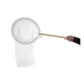 Epuisette perroquet blanche 35 cm 