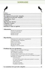 Livre les secrets calopsitte