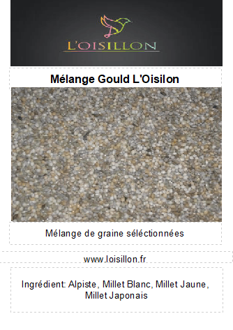 Mélange Gould l'Oisillon 4 kg