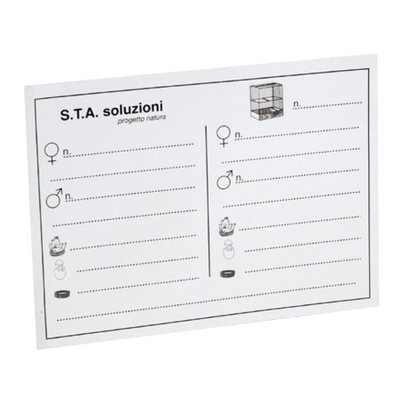 Cartes d'élevage x 5