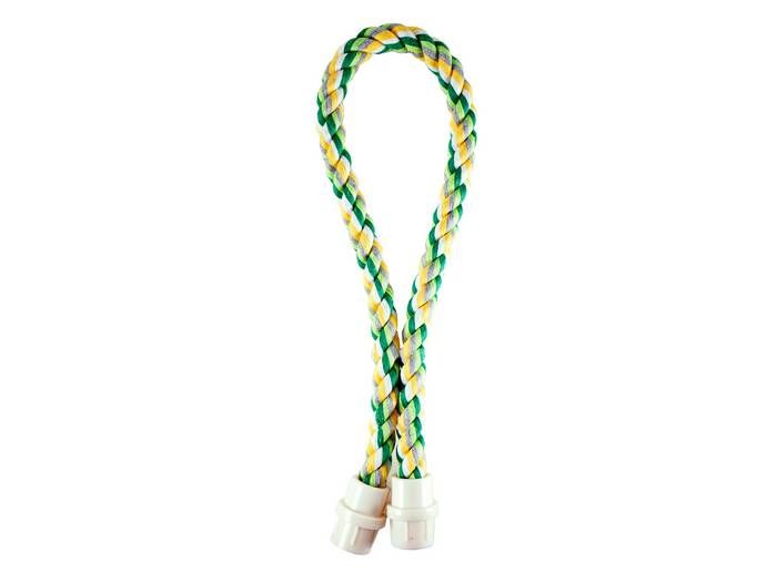 Perchoir corde multicolore perroquet 3X75CM