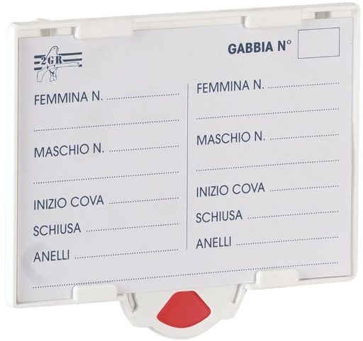 Porte carte élevage & indicateur couleur