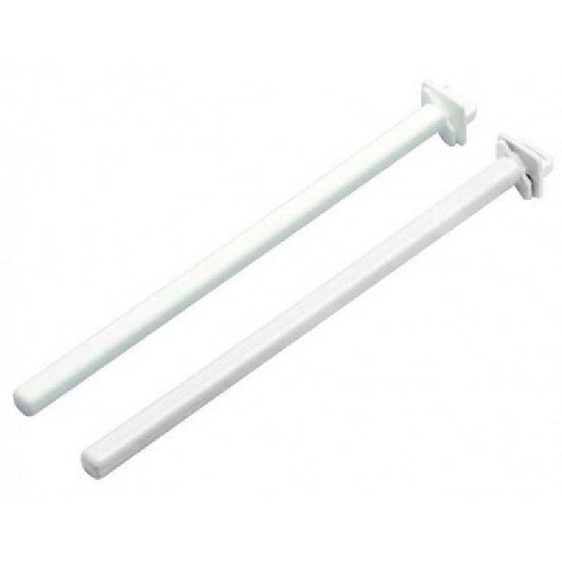 Perchoir plastique 22 cm blanc